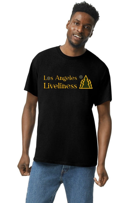 Black Los Angeles Liveliness T-Shirt